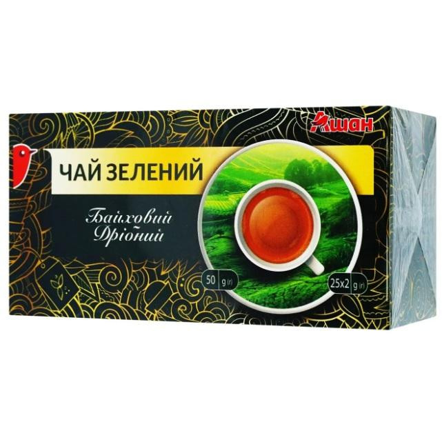 Auchan Чай зелений , 25 пак. (4823090112141) - зображення 1