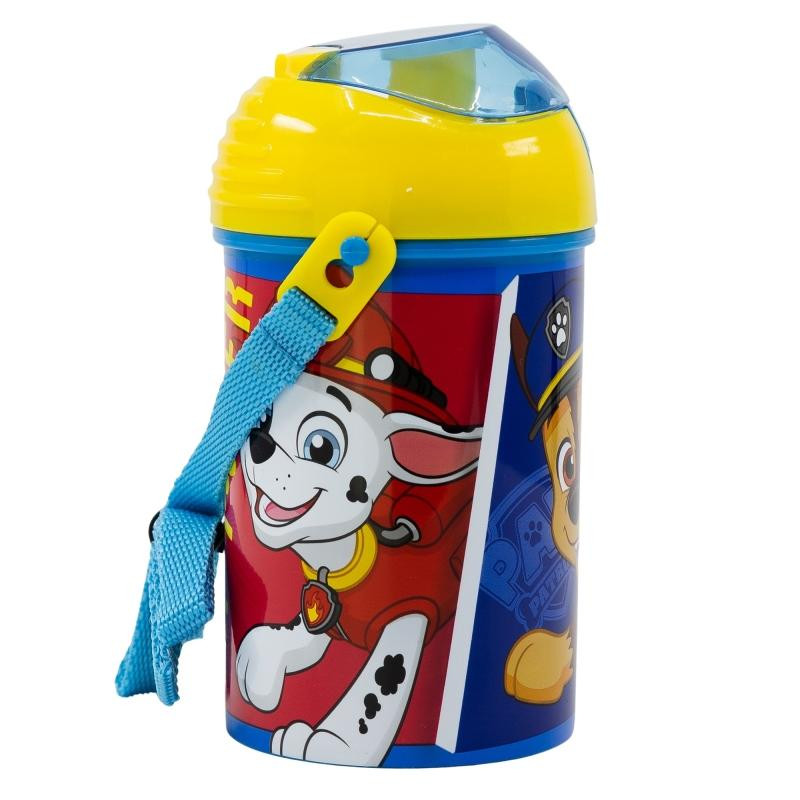 Stor Пляшка для води з ремінцем 450 мл Stor Paw Patrol (74669) - зображення 1