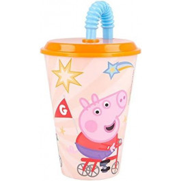   Stor Стакан з трубочкою 430 мл Peppa Pig (41230)