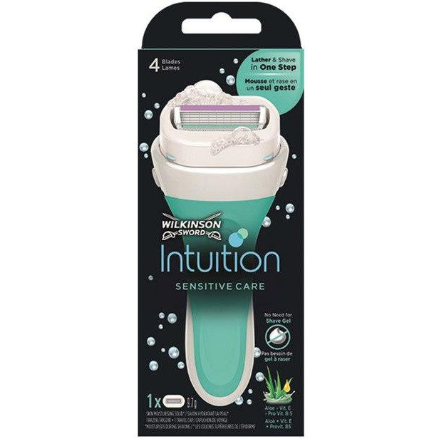 Wilkinson Sword Бритва  Intuition Sensitive со сменным картриджем 1 шт. (4027800816071) - зображення 1