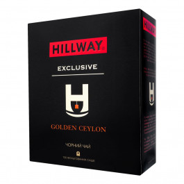   Hillway Чай чорний  Golden Ceylon Exclusive байховий 2 г х 100 шт (8886300990584)