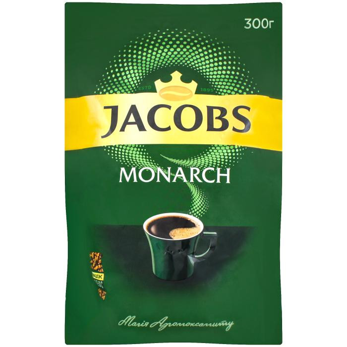 Jacobs Monarch растворимый 300 г (4820206290144) - зображення 1