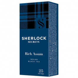   Sherlock Secrets Чай чорний  Rich Assam, 2 г х 25 шт. (4823118601176)