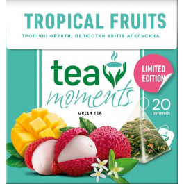   Tea Moments Чай  Tropical Fruits, 20 пірамідок (4823118602913)