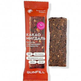 Sunfill Батончик  какао-мигдаль, 35 г (4820211260507)