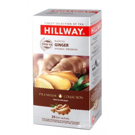   Hillway Чай черный с имбирем пакетированный 25шт 37,5г (8886300990294)