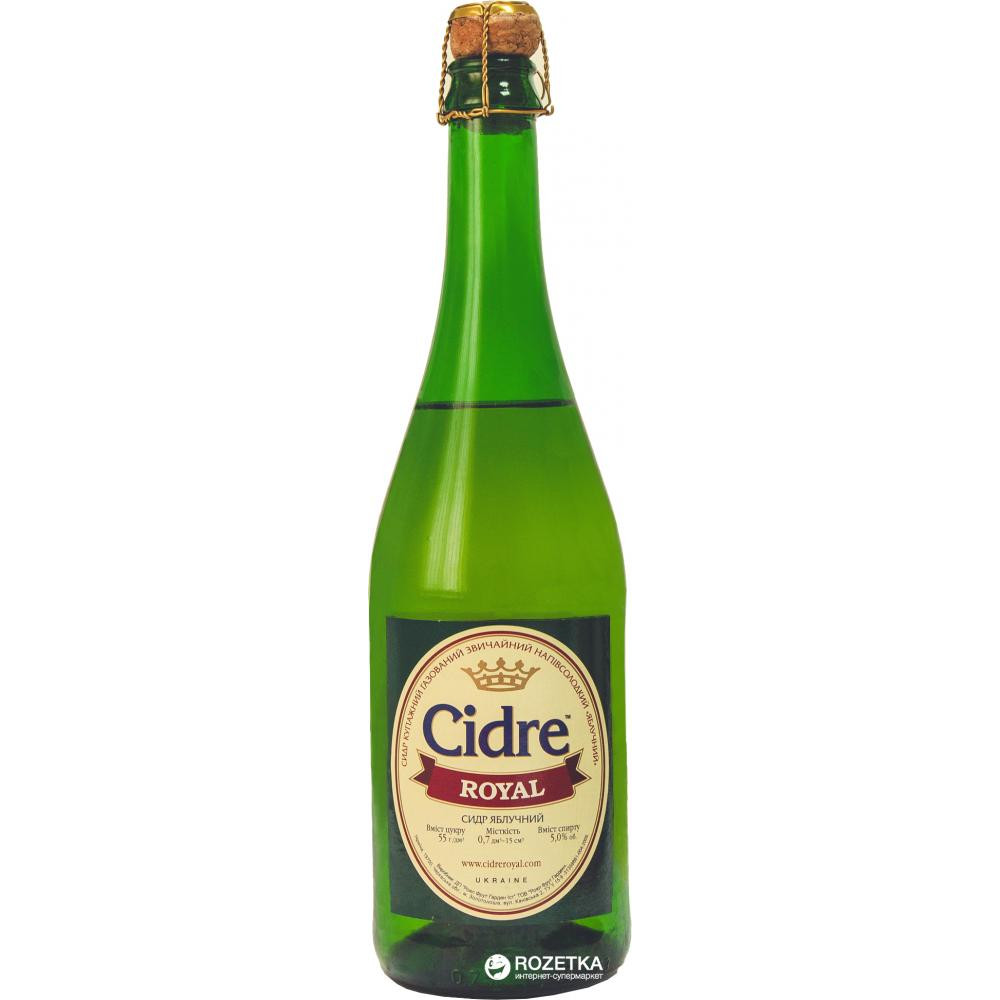 Cidre Royal Сидр купажний напівсолодкий  Яблуко, 5%, 750 мл (4820120800238) - зображення 1