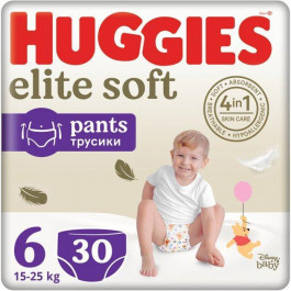   Huggies Elite Soft Pants 6, 30 шт