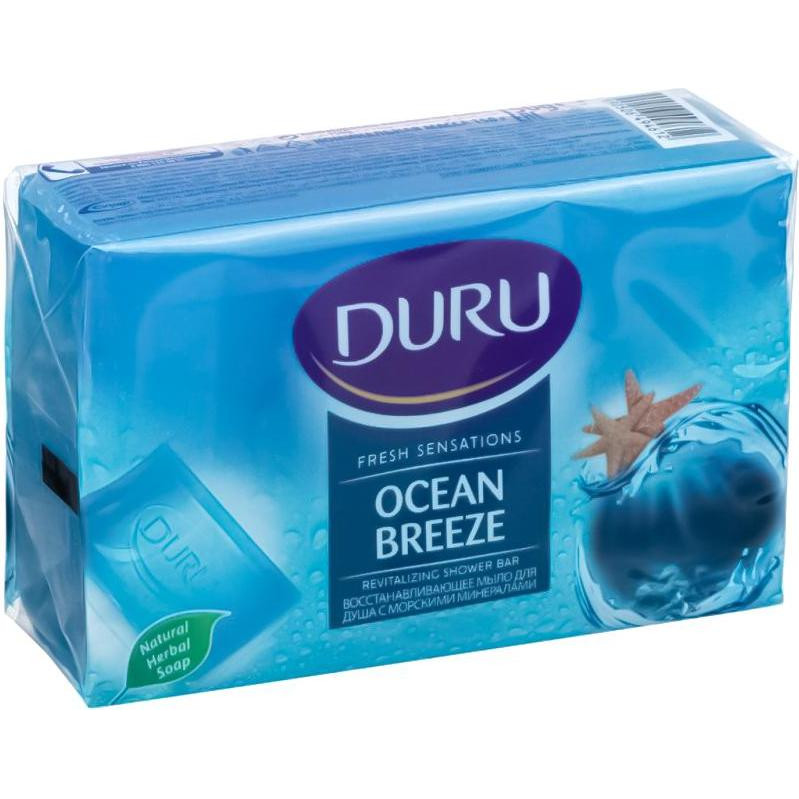 Duru Мыло  Fresh Sensations экопак Океанский бриз 4 х 150 г (8690506494605) - зображення 1