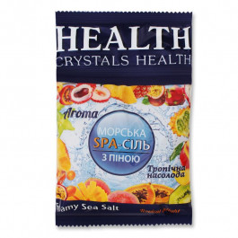   Crystals Health Соль для ванны  с пеной Tropical delight 600 г (4820169780140)