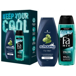   Fa Набір для чоловіків Keep your cool Гель для душу  Men Xtra Cool Arctic Fresh 250 мл + Шампунь Schaum