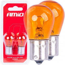   AMIO PY21W BAU15S 12V ORANGE 03352