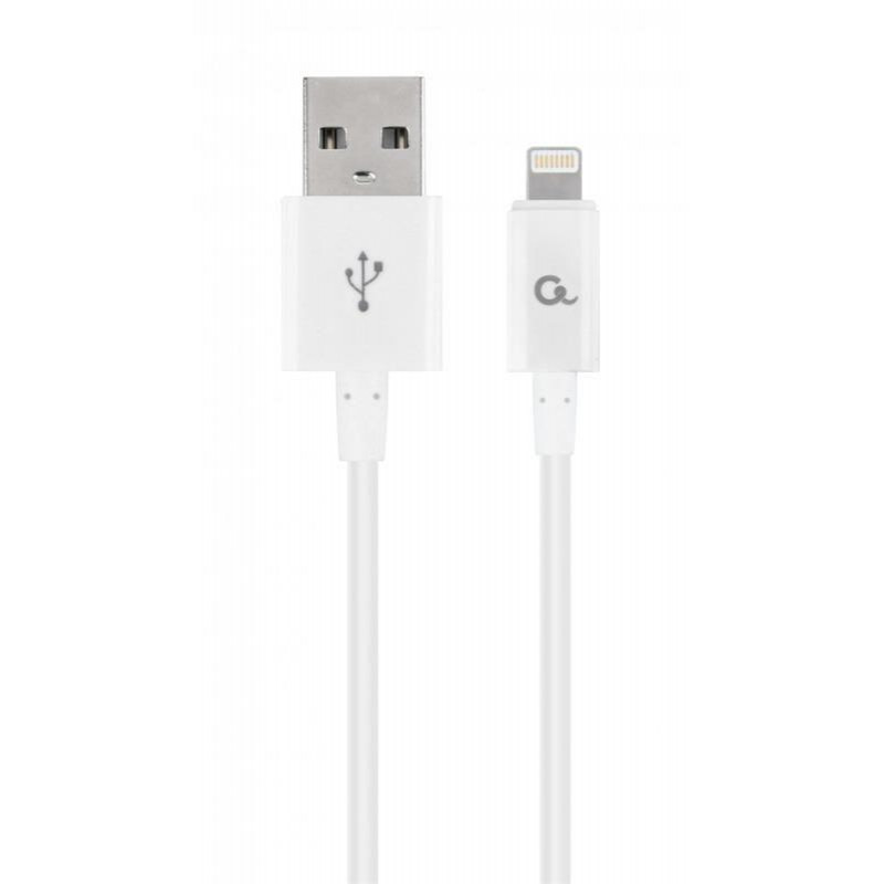 Cablexpert USB/Apple Lightning White 2m (CC-USB2P-AMLM-2M-W) - зображення 1