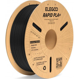   ELEGOO Rapid PLA+ 1.75mm, 1кг, Black (50.203.0114)