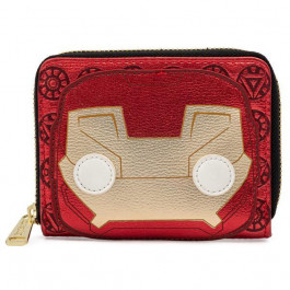   Loungefly Marvel - Iron Man Head Zip Around Wallet