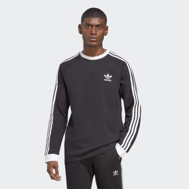 Adidas Чорна чоловіча футболка  3-STRIPES LS T IA4877 - зображення 1