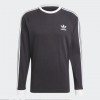 Adidas Чорна чоловіча футболка  3-STRIPES LS T IA4877 - зображення 6