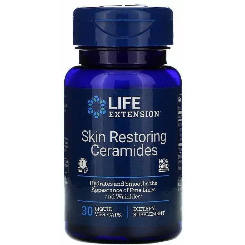 Life Extension Skin Restoring Ceramides 30 Liquid Vegetarian Capsules - зображення 1