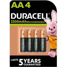   Duracell AA 2500mAh NiMh 4шт Turbo 5000394057203