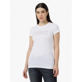   Armani Exchange Футболка бавовняна жіноча  448125324 XL Біла (1159807304)