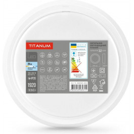   TITANUM LED круглий накладний  24W 5000K (TL-BHR20-245)