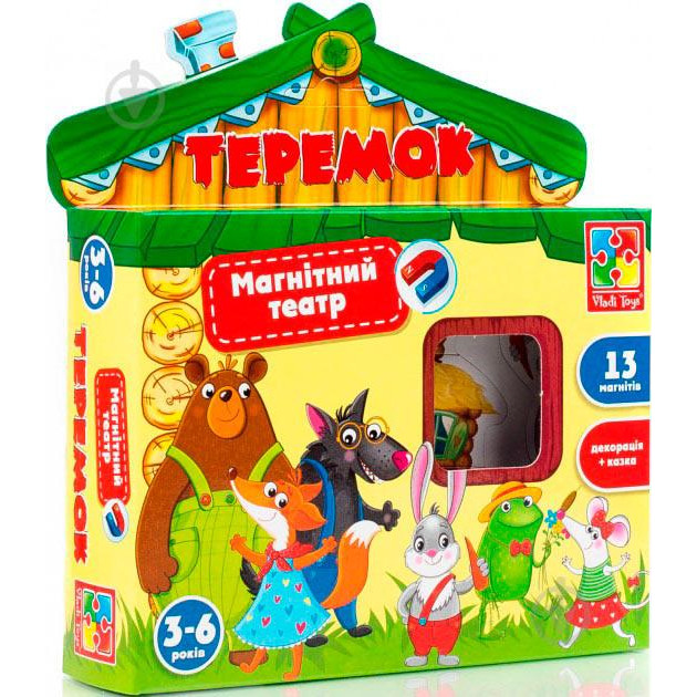 Vladi Toys Магнитный театр Теремок, укр. язык (VT3206-25) - зображення 1