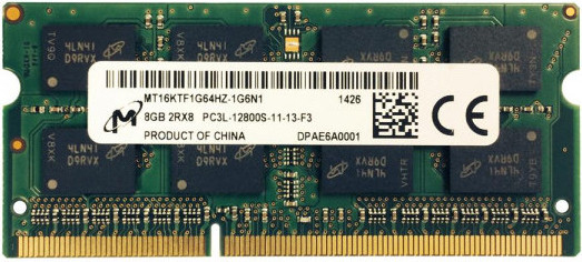 Micron 8 GB SO-DIMM DDR3 1600 MHz (MT16KTF1G64HZ-1G6N1) - зображення 1