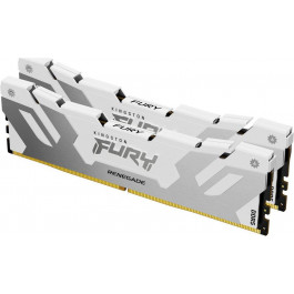   Kingston FURY 32 GB (2x16GB) DDR5 6000 MHz Renegade White/Silver (KF560C32RWK2-32)