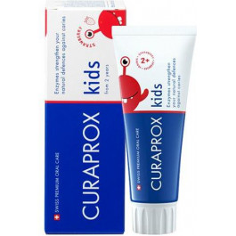   Curaprox Дитяча зубна паста  Kids 2+ із фтором 950 ppm зі смаком полуниці (60 мл.)