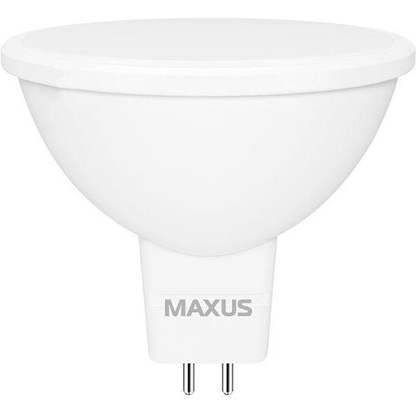 MAXUS LED MR16 5W 3000K 220V GU5.3 (1-LED-713) - зображення 1