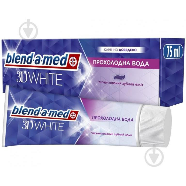 Blend-a-Med Зубна паста  3D White Прохолода води 75мл - зображення 1