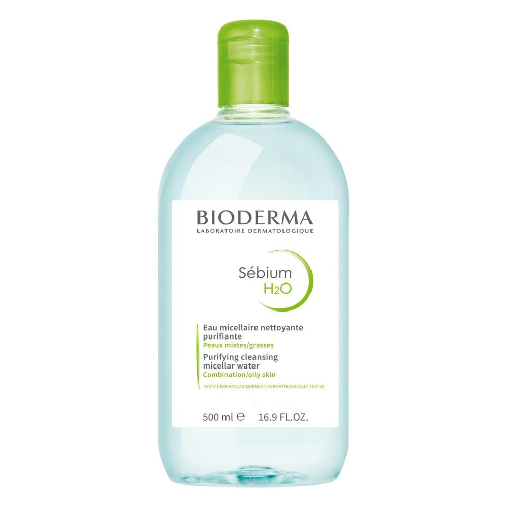 Bioderma Мицеллярный лосьон  Sebium H2O 500 мл (3401575645851) - зображення 1