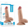 LoveToy Dildo The Ultra Soft Dude Телесный 19 см (6452LVTOY114-07) - зображення 1