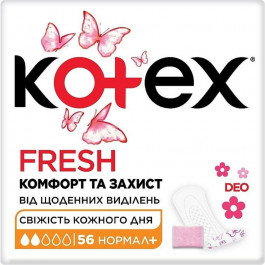   Kotex Ежедневные гигиенические прокладки  Normal Plus Deo 56 шт (5029053548265)