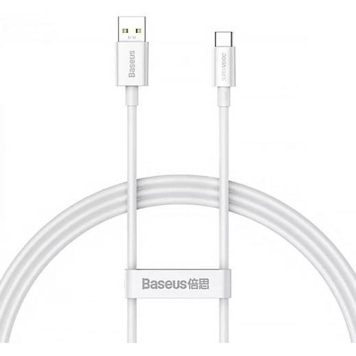 Baseus Superior Series USB Cable to USB-C Fast Charging Data 100W 1.5m White (P10320102214-02) - зображення 1