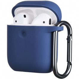   2E Чехол  для Apple AirPods Pure Color Silicone (3mm) Navy (2E-AIR-PODS-IBPCS-3-NV)