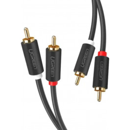   UGREEN AV104 2 RCA Male to 2 RCA Male Audio Cable аудіо 2xRCA - 2xRCA 2м Black