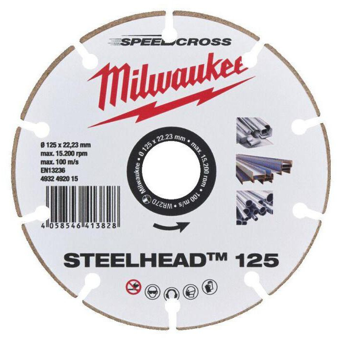 MILWAUKEE Steelhead 125мм (4932492015) - зображення 1