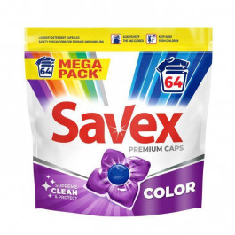   Savex Капсули для прання  Premium Caps Color 64 шт. (3800024048166)