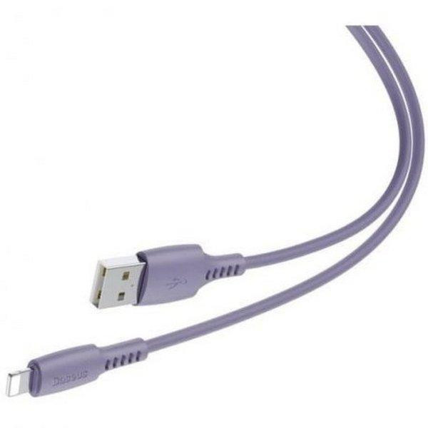 Baseus Colourful Data Cable USB 2.0 to Lightning 1.2m Purple (CALDC-05) - зображення 1