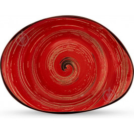   Wilmax Блюдо камень  Spiral Red WL-669242 / A (33х24,5см)