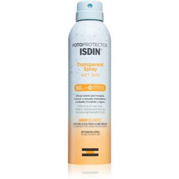 Isdin Transparent Spray Wet Skin спрей для засмаги SPF 50 250 мл - зображення 1