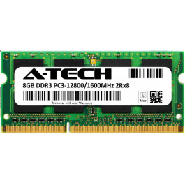   A-Tech 8 GB SO-DIMM DDR3 1600 MHz (AT8G1D3S1600ND8N15V)