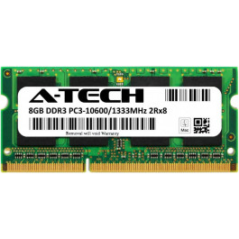   A-Tech 8 GB SO-DIMM DDR3 1333 MHz (AT8G1D3S1333ND8N15V)