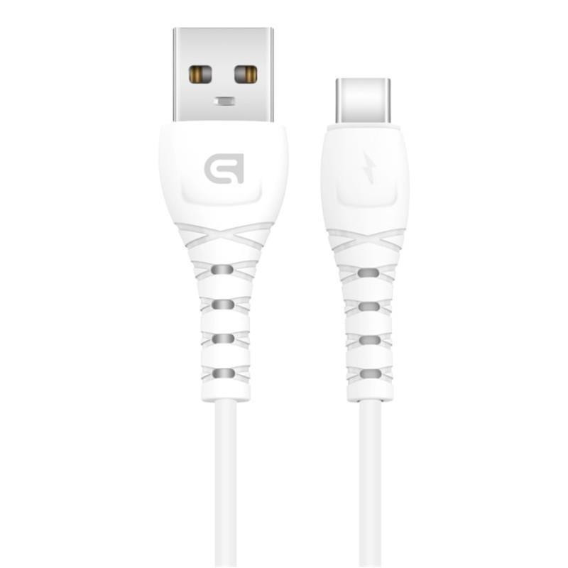 ArmorStandart AR16 3A USB Type-C Cable White (ARM59533) - зображення 1