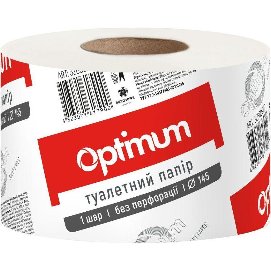 ProService Туалетний папір  Optimum одношаровий 1 шт. (4823071617900) - зображення 1