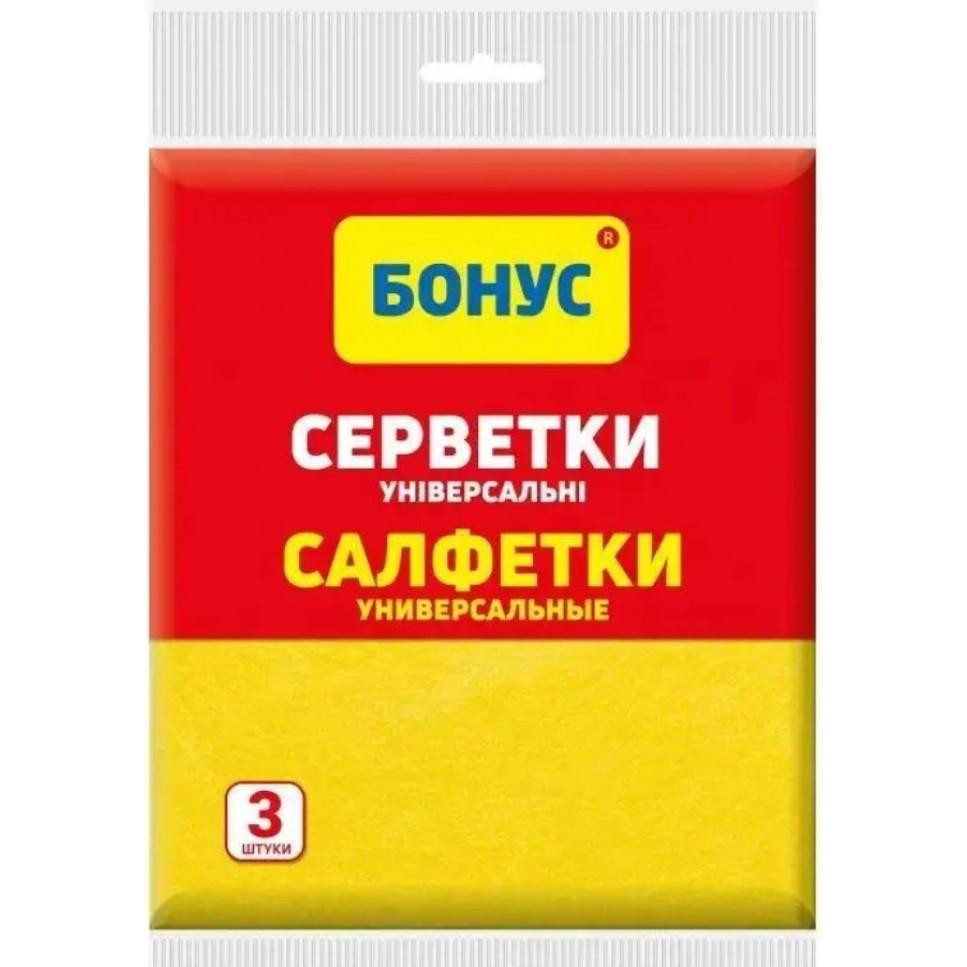 Бонус Серветки целюлозні  3 шт (4820048483964) - зображення 1