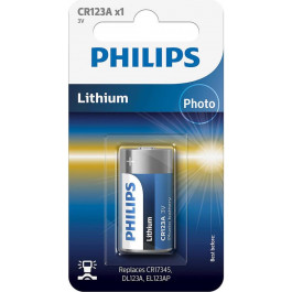   Philips 16340 (CR-123A) bat(3B) Lithium 1шт (CR123A/01B)