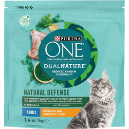   Purina One DualNature со спирулиной 1,4 кг (7613036269025)