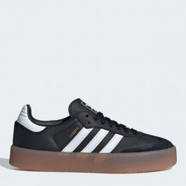   Adidas Жіночі кеди низькі  Samba W JI1350 39.5 (6UK) 24.5 см Cblack/Ftwwht/Goldmt (4067897471494)